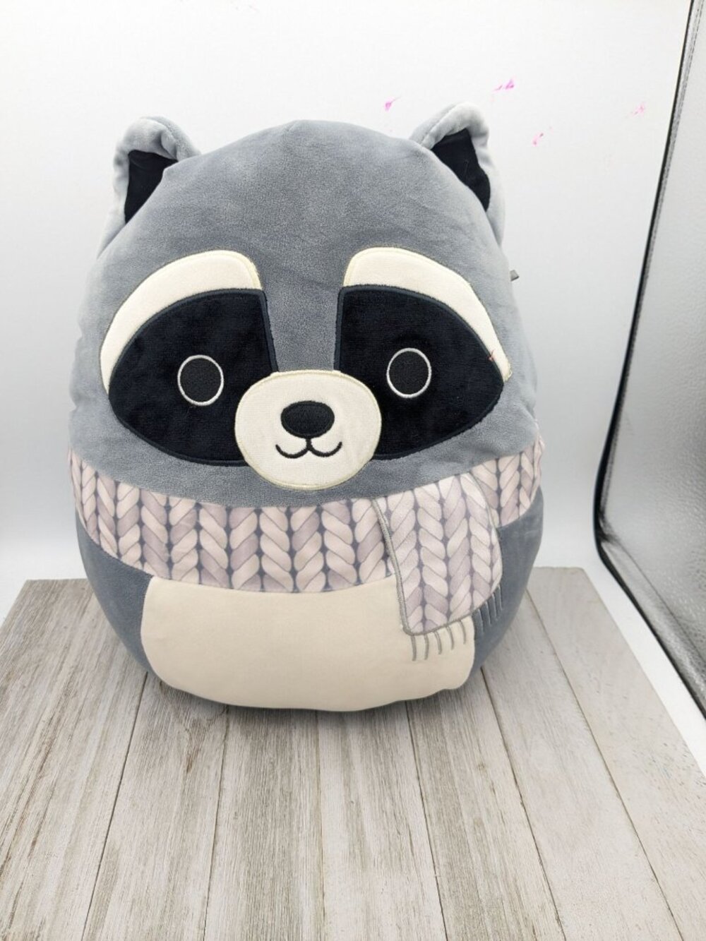 Gray Squishmallow 12" Plush Soft Stuffed Animal Rocky The Raccoon